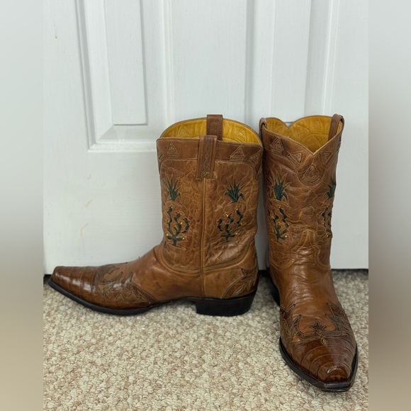 Old Gringo Alligator Leather Men's Cactus Boots Rare Hard To Find Size 13D - Picture 6 of 13